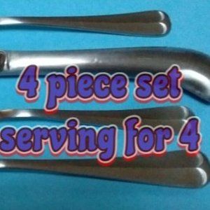 Rogers Stainless, Korea Vintage 5 Piece Flatware Set Service for Four, Mix Set?